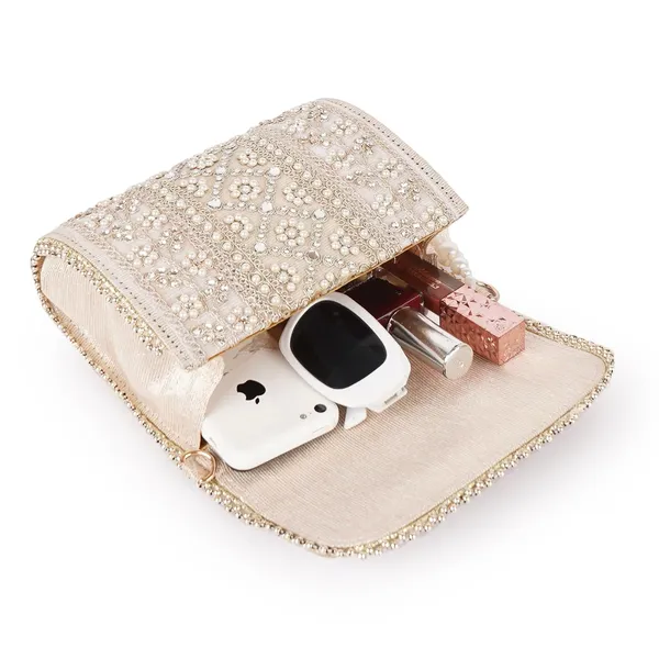 Gold_Velvet_Silk__Embroidery__Wedding_Party_Handheld_Potli_Bag_For_Women
