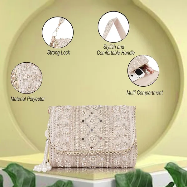 Gold_Velvet_Silk__Embroidery__Wedding_Party_Handheld_Potli_Bag_For_Women
