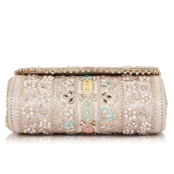 Gold_Velvet_Silk__Embroidery_Wedding_Party_Handheld_Potli_Bag_For_Women