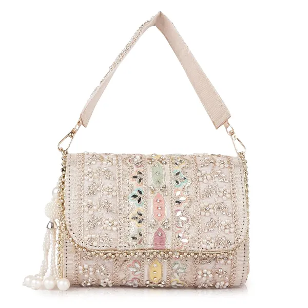 Gold_Velvet_Silk__Embroidery_Wedding_Party_Handheld_Potli_Bag_For_Women