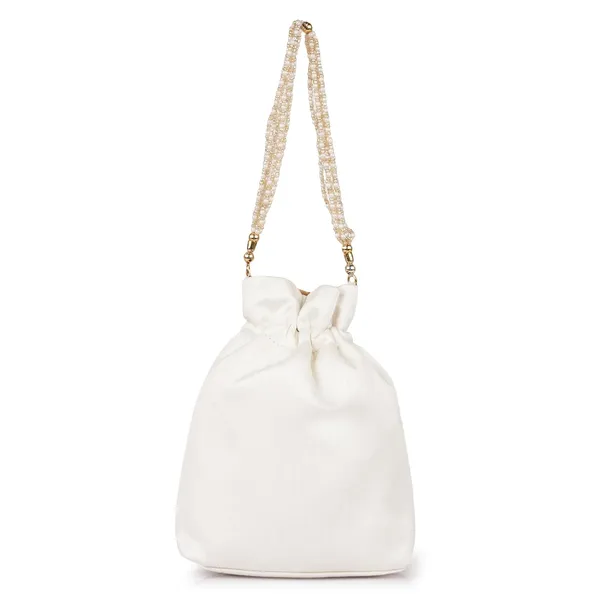 Cream_Velvet_Silk__Embroidery_Wedding_Handheld_Potli_Bag_For_Women