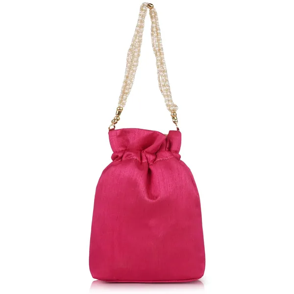 Pink_Velvet_Silk__Embroidery_Wedding_Handheld_Potli_Bag_For_Women