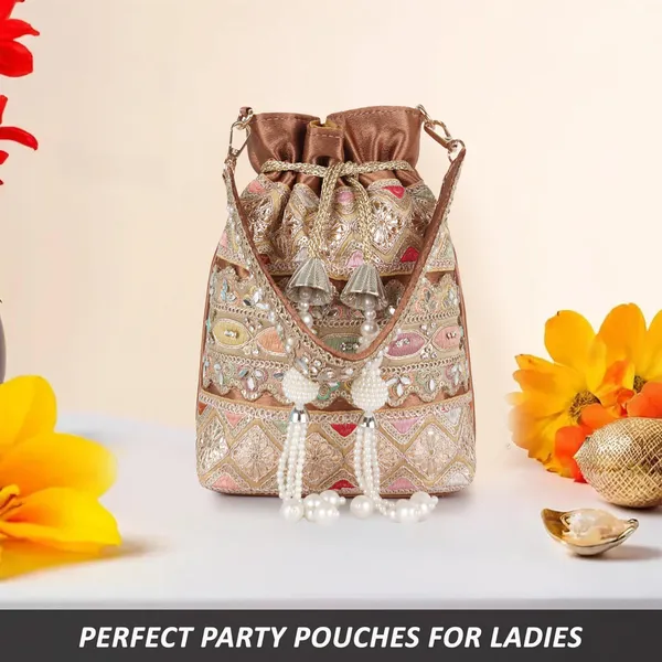 Brown_Velvet_SilkEmbroidery_Ethnic_Wedding_Party_Handheld_Potli_For_Women