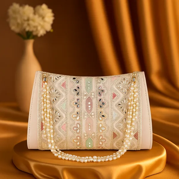 Pink_Velvet_Silk__Embroidery__Wedding_Party_Handheld_Potli_For_Women