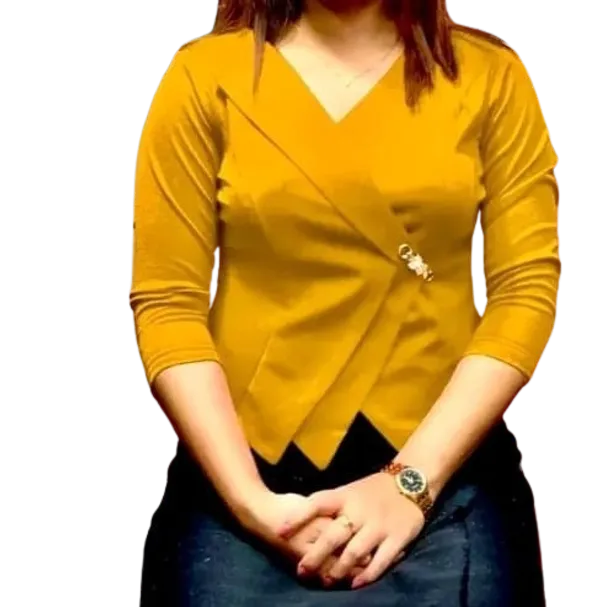 Yellow_Trendy_Glamorous_Top_For_Women