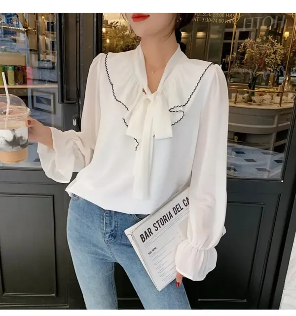 White_Crape_Premium_Casual_Top_For_Women