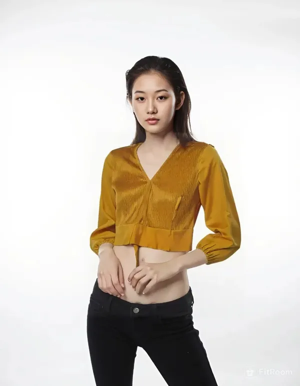 Dark_Yellow_Graceful_Top_for_Women