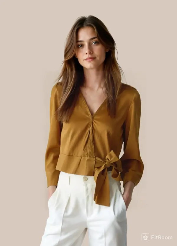 Dark_Yellow_Graceful_Top_for_Women