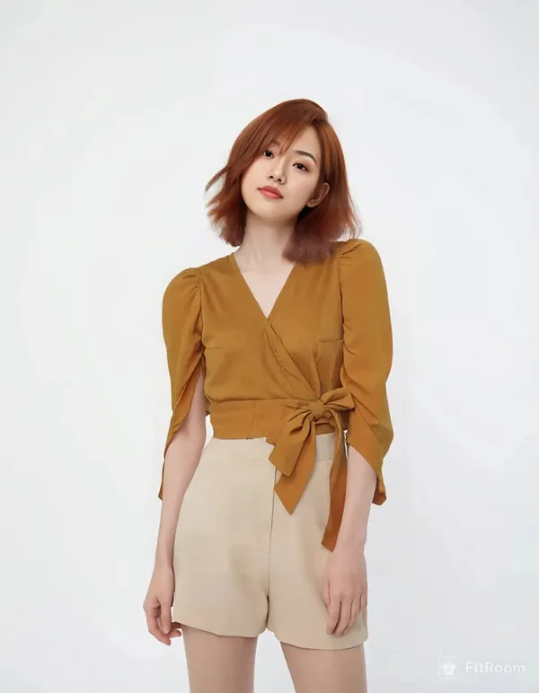 Dark_Yellow_Graceful_Top_for_Women