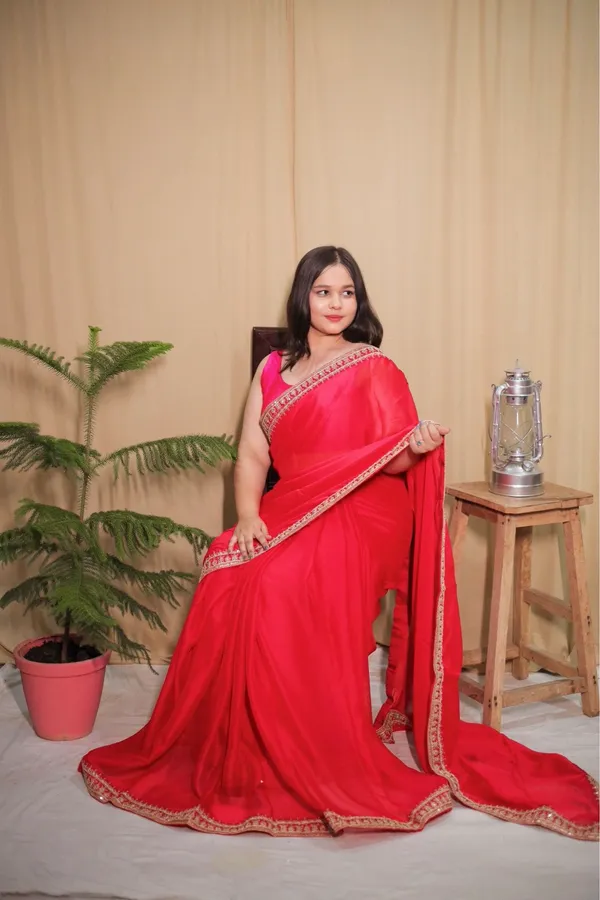 Soft_Pink_Georgette_Satin_Silk_Embellished_Saree_With_Unstitched_Blouse_Piece_|_For_Women