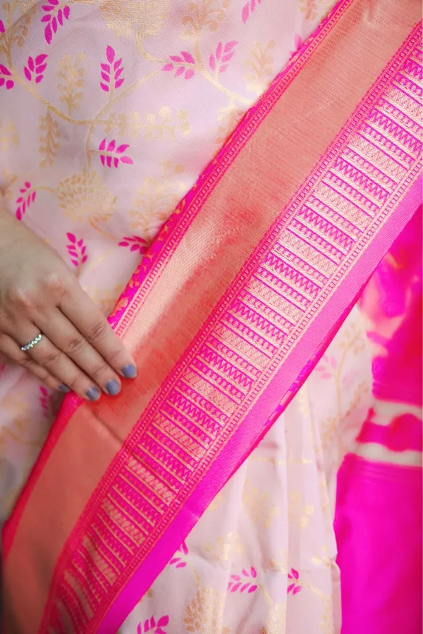 Pink_&_Silver_Kanchipuram_Silk_Printed_Saree_With_Unstitched_Blouse_Piece_|_For_Women