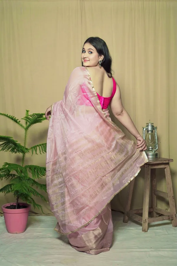 Pink_Tissue_Silk_Solid_Saree_With_Unstitched_Blouse_Piece_|_For_Women