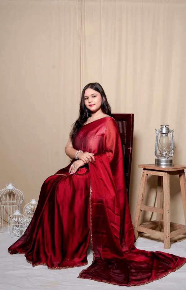 Multicolor_Satin_Silk_Embellished_Saree_With_Unstitched_Blouse_Piece_|_For_Women