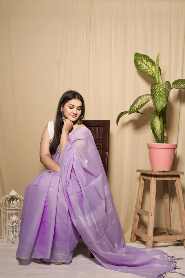 Light_Lilac_Banarasi_Soft_Silk_Printed_Saree_With_Unstitched_Blouse_Piece_|_For_Women