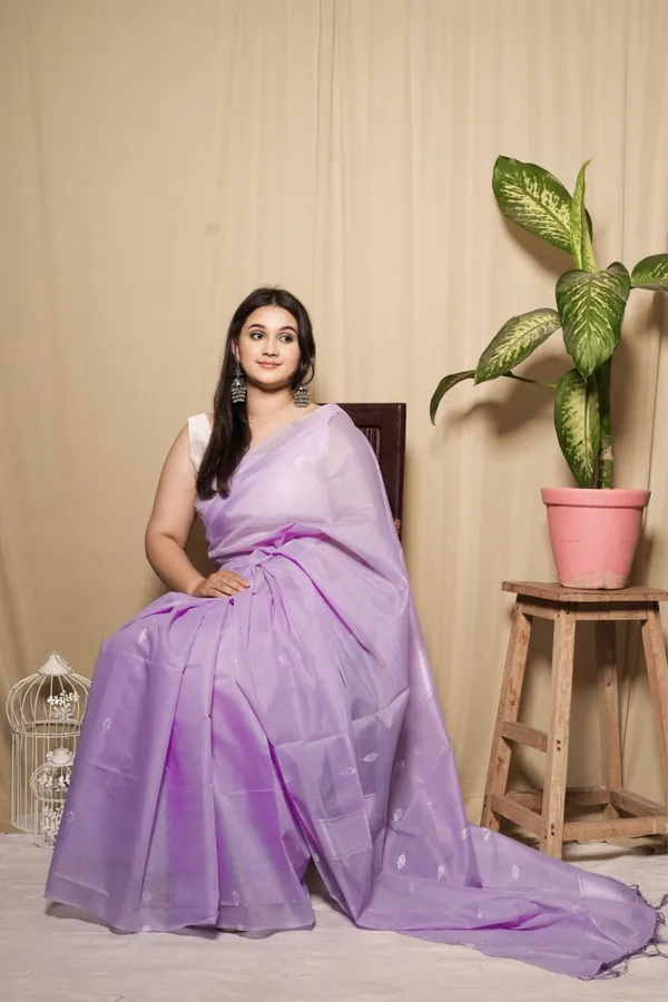 Light_Lilac_Banarasi_Soft_Silk_Printed_Saree_With_Unstitched_Blouse_Piece_|_For_Women