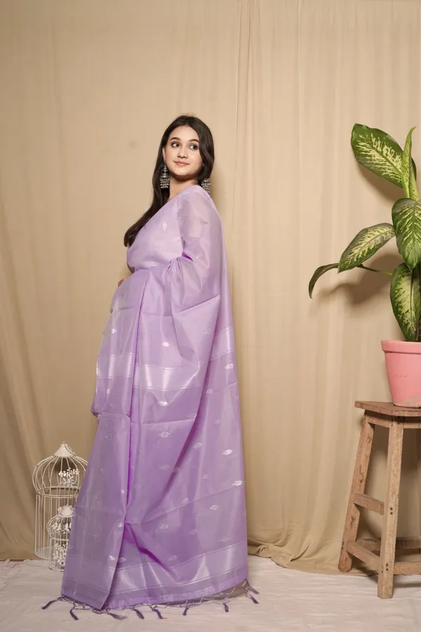Light_Lilac_Banarasi_Soft_Silk_Printed_Saree_With_Unstitched_Blouse_Piece_|_For_Women