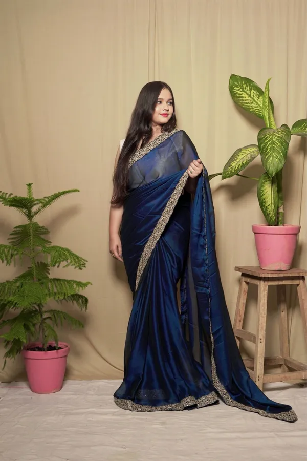 Deep_Blue_Powerloom_Silk_Embellished_Saree_With_Unstitched_Blouse_Piece_|_For_Women