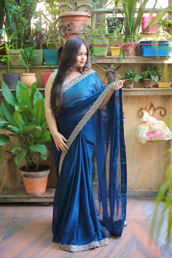 Deep_Blue_Powerloom_Silk_Embellished_Saree_With_Unstitched_Blouse_Piece_|_For_Women