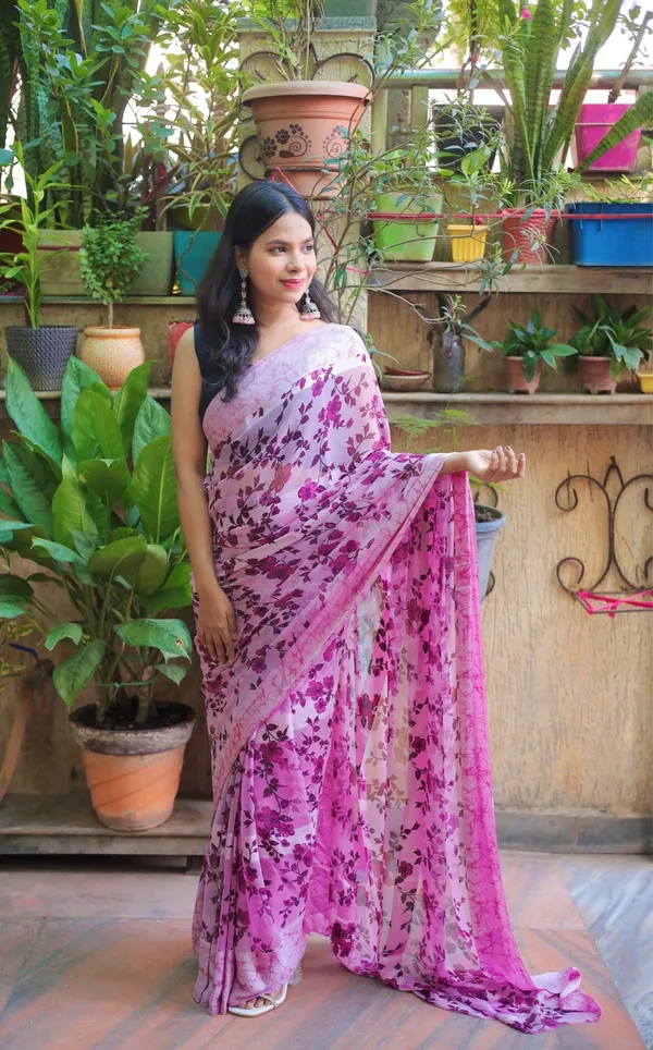 Pink_Satin_Printed_Saree_With_Unstitched_Blouse_Piece_|_For_Women