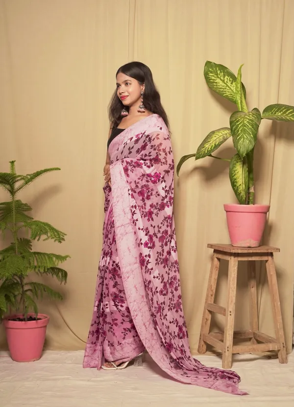 Pink_Satin_Printed_Saree_With_Unstitched_Blouse_Piece_|_For_Women