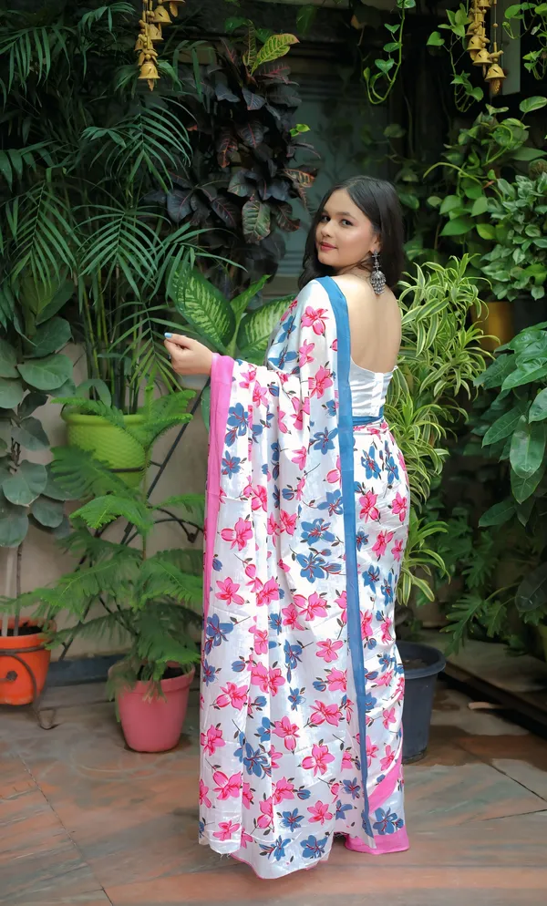Pink_&_White_Mulmul_Cotton_Printed_Saree_With_Unstitched_Blouse_Piece_|_For_Women