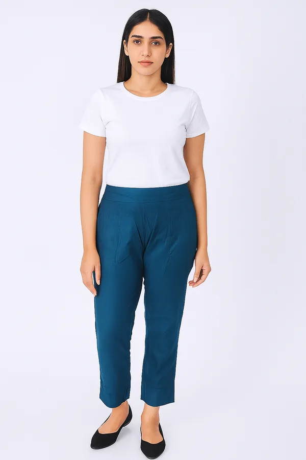 Rama_Green_Kurti_Trouser_Daily_Wear_For_Women