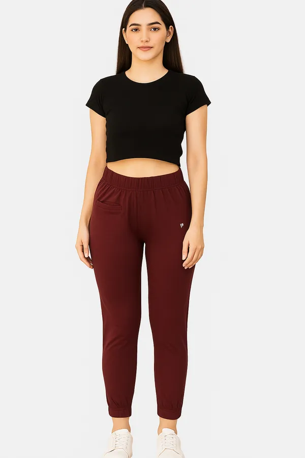 Dark_Brown_Kurti_Trouser_Daily_Wear_For_Women