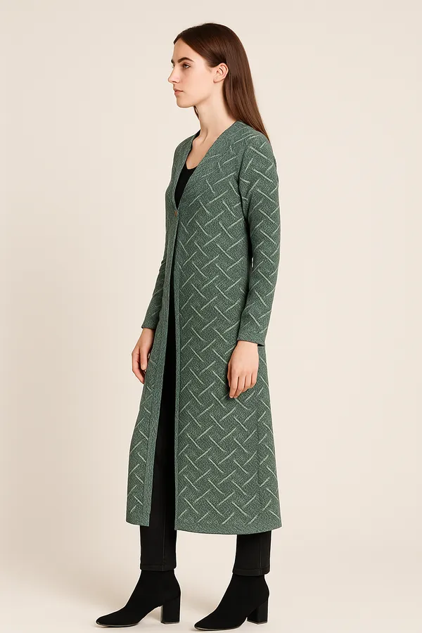 Green__Woolen_Soft_Touch_Long_Shrug__Women_For_Every_Occasion
