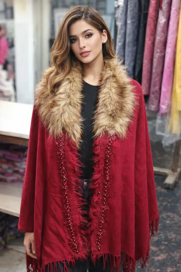 Red_Woolen_Soft_Touch_Long_Shrug_Women_For_Every_Occasion