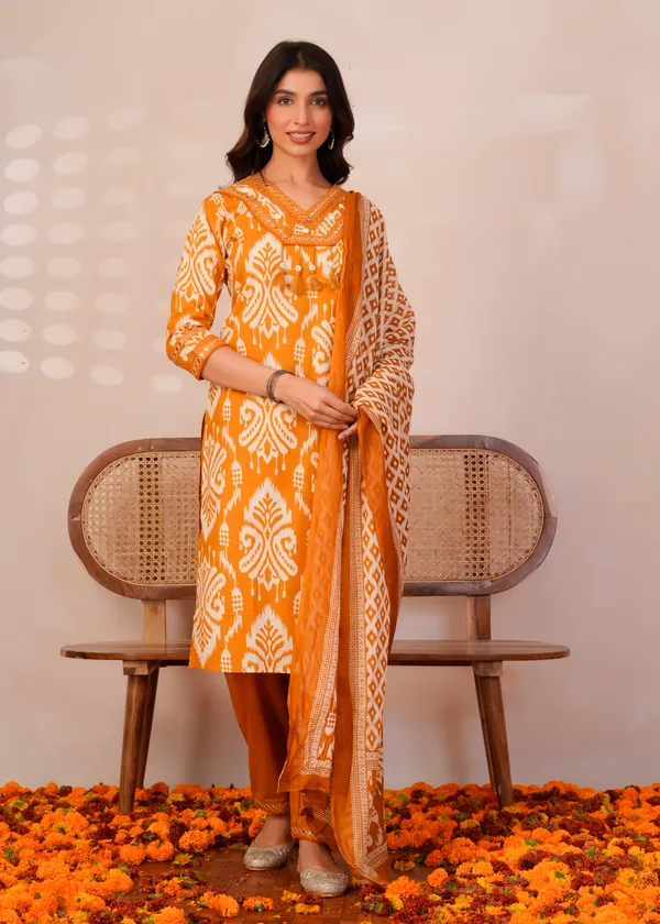 Mustard_Printed_Cotton_Suit_Set|ఆవాల_రంగు_ప్రింటెడ్_కాటన్_సూట్_సెట్|மஞ்சள்_நிற_அச்சு_காட்டன்_சூட்_செட்