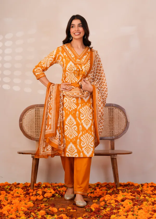 Mustard_Printed_Cotton_Suit_Set|ఆవాల_రంగు_ప్రింటెడ్_కాటన్_సూట్_సెట్|மஞ்சள்_நிற_அச்சு_காட்டன்_சூட்_செட்