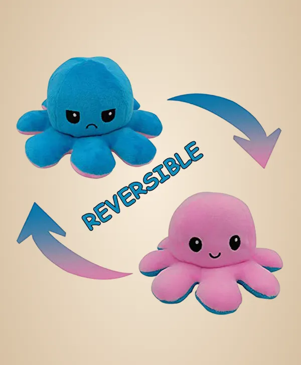 Blue_and_Pink_Reversible_Happy_and_Sad_Octopus_Soft_Toy_17cm_for_Kids