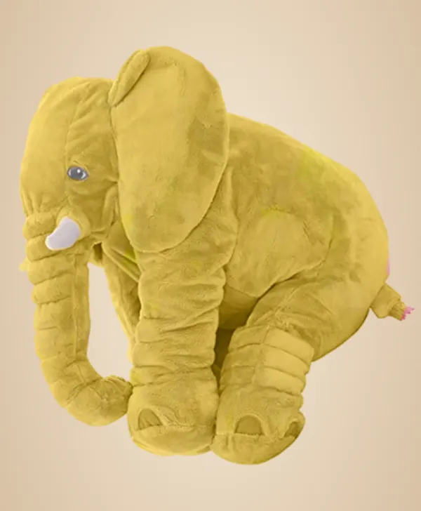Yellow_Elephant_Shaped_Plush_Soft_Toy_for_Kids