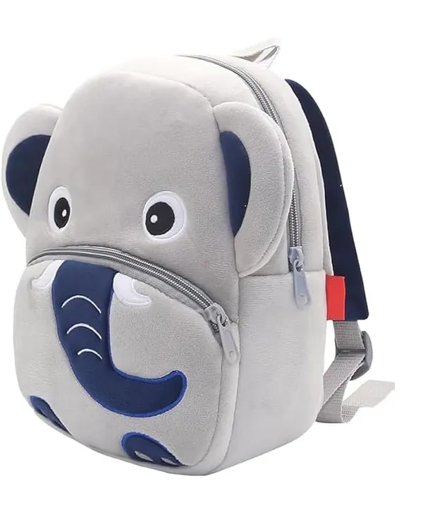 Grey_Elephant_Kids_School_Bag_Backpack_37Cm