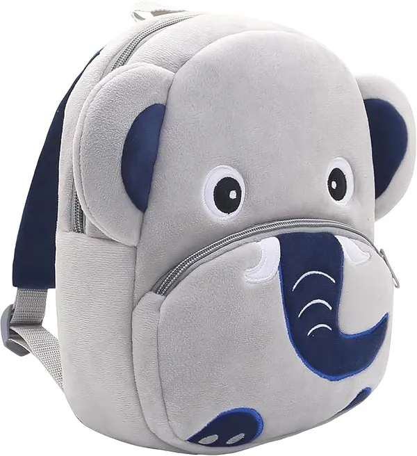 Grey_Elephant_Kids_School_Bag_Backpack_37Cm