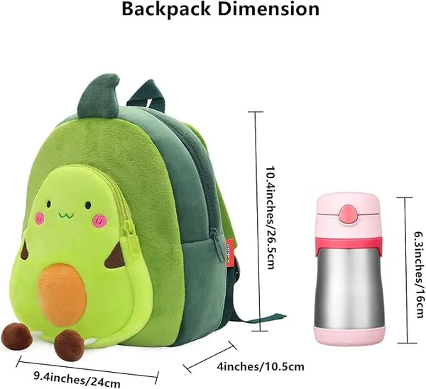 Green_Avocado_Kids_School_Bag_Backpack_37Cm