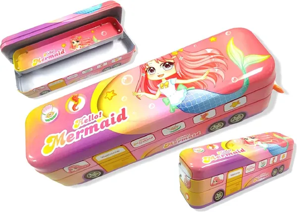 Pink_Mermaid_Bus_With_Wheels_Pencil_Box
