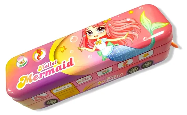 Pink_Mermaid_Bus_With_Wheels_Pencil_Box