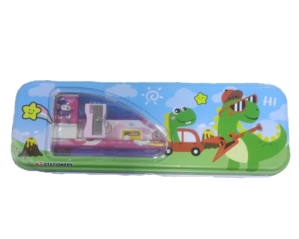 Green_Dinosaur_Pencil_Box_Set_With_Stationery_Essentials