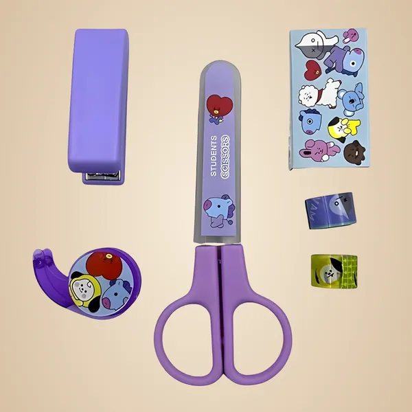 Purple_5_In_1_Unicorn_Stationery_Set_With_Scissors_Stapler_Eraser_Etc.