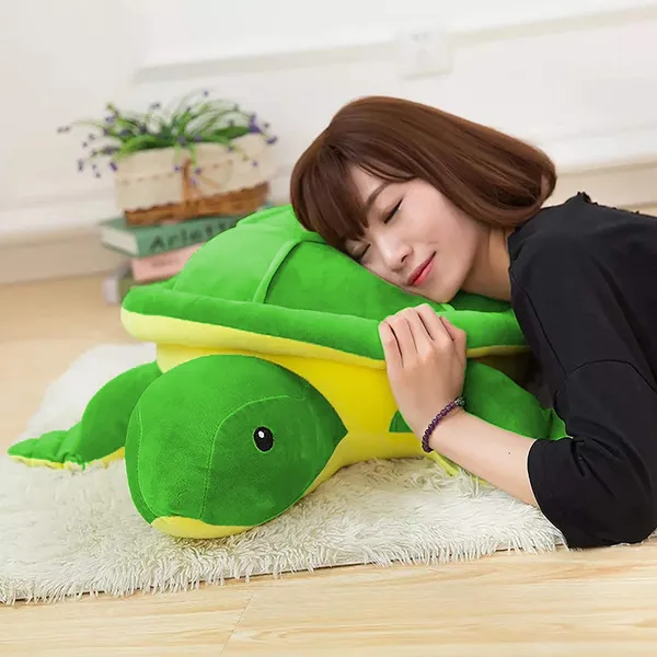 Green_Turtle_Baby_Pillow_cum_Soft_Toy_50cm_for_Kids