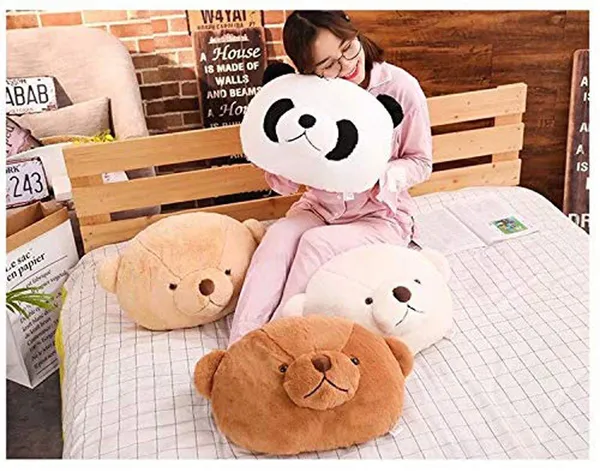 Black_and_White_Panda_Face_Baby_Pillow_cum_Soft_Toy_30cm_for_Kids