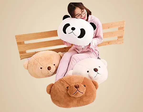 Black_and_White_Panda_Face_Baby_Pillow_cum_Soft_Toy_30cm_for_Kids