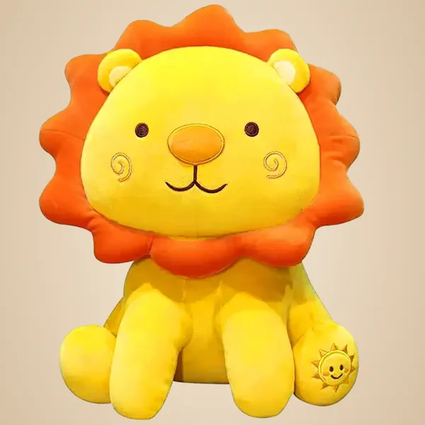 Yellow_Sunflower_Lion_Soft_Toy_32cm_for_Kids