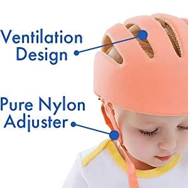 Orange_Baby_Safety_Helmet_&_Kneepads