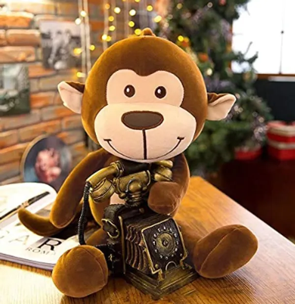 Brown_Monkey_with_Antenna_Soft_Toy_for_Kids