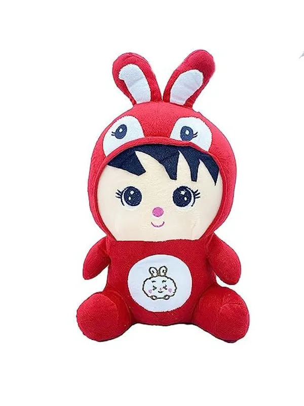 Red_Bunny_Rabbit_with_Cap_Doll_Toy_27cm_for_Kids