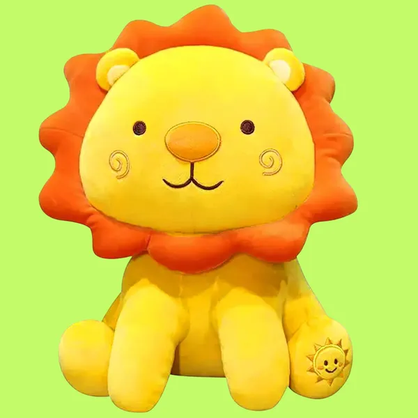 Yellow_Sunflower_Lion_Soft_Toy_32cm_for_Kids
