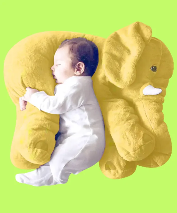 Yellow_Elephant_Shaped_Plush_Soft_Toy_for_Kids