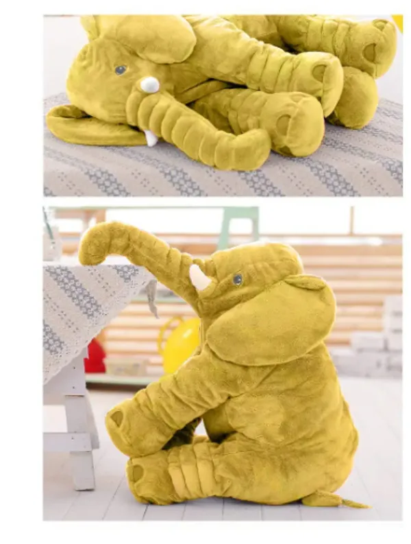 Yellow_Elephant_Shaped_Plush_Soft_Toy_for_Kids